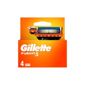 GILLETTE FUSION skustuvo galvutės (4 vnt.)