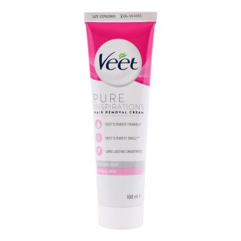 VEET PURE INSPIRATIONS kojų ir kūno depiliacinis kremas, 100 ml