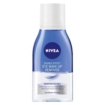NIVEA dvifazis vandeniui atsparus akių makiažo valiklis, 125 ml
