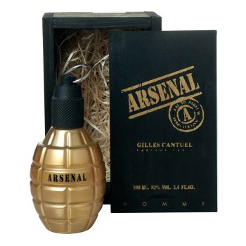 ARSENAL GILLES CANTUEL GOLD parfumuotas vyrų vanduo, 100 ml