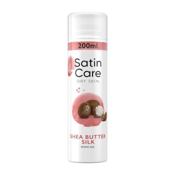 SATIN CARE SHEA BUTTER SILK skutimosi želė, 200 ml