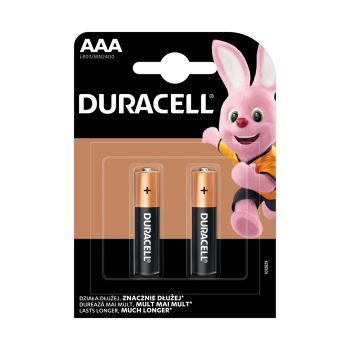DURACELL AAA LR03 baterijos (2 vnt.)