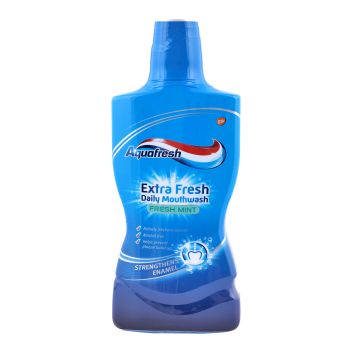 AQUAFRESH burnos skalavimo skystis "Fresh mint", 500 ml