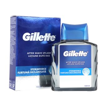 GILLETTE STORMFORCE skystis po skutimosi, 100 ml