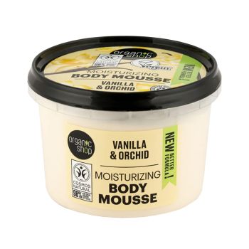 ORGANIC SHOP VANILLA & ORCHID kūno kremas - musas, 250 ml