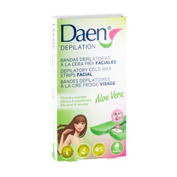 DAEN ALOE VERA veido depiliacinės juostelės