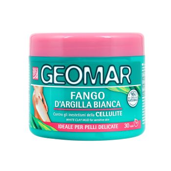 GEOMAR FANGO D'ARGILLA BIANCA baltojo molio purvas kūnui tobulinti
