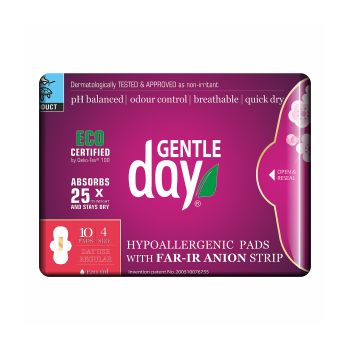 GENTLE DAY higieniniai paketai (10 vnt.)