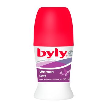 BYLY WOMAN SOFT 48H rutulinis dezodorantas - antiperspirantas, 50 ml