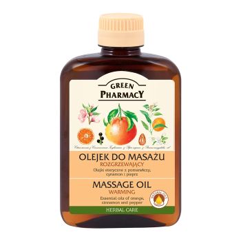 GREEN PHARMACY BODY CARE WARMING masažo aliejus, 200 ml
