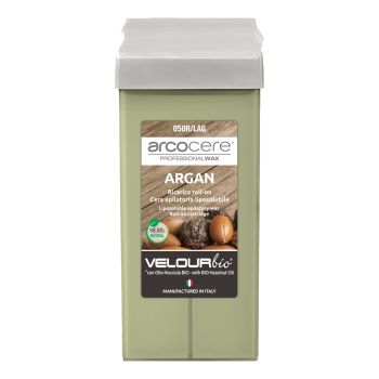 ARCOCERE VELOUR BIO ARGAN rutulinis depiliacinis kūno vaškas, 100 ml