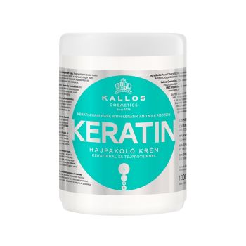 KALLOS KJMN KERATIN plaukų kaukė, 1000 ml