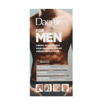DAEN FOR MEN vyrų depiliacinis kūno kremas, 150 ml