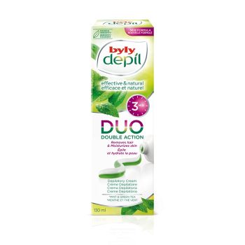 BYLY DUO MINT & GREEN TEA depiliacinis kremas, 130 ml