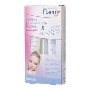 DAEN depiliacinis kremas ir drėkinamasis kremas po depiliacijos, 2 x 15 ml