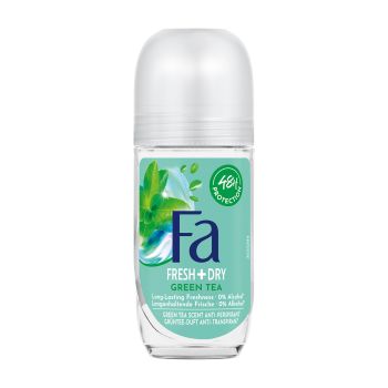 FA FRESH + DRY GREEN TEA SCENT rutulinis dezodorantas - antiperspirantas, 50 ml