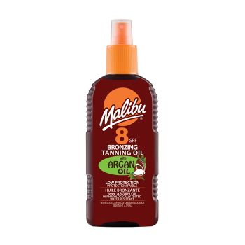 MALIBU SPF8 apsauginis įdegio aliejus, 200 ml
