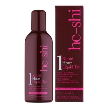 HE - SHI 1 HOUR savaiminio įdegio skystis, 150 ml