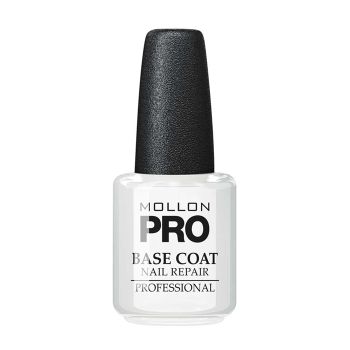 MOLLON PRO BASE COAT stiprinamoji nagų bazė, 15 ml