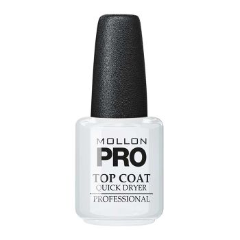 MOLLON PRO QUICK DRYER viršutinis nagų lako sluoksnis, 15 ml