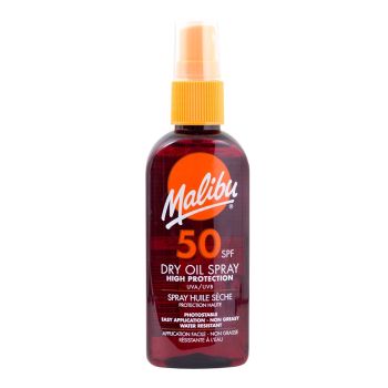MALIBU SPF50 purškiamasis apsauginis sausasis aliejus, 100 ml