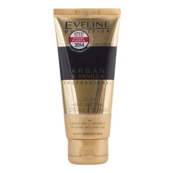 EVELINE ARGAN & VANILLA rankų ir nagų kremas serumas, 100 ml