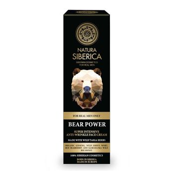 NATURA SIBERICA MEN BEAR POWER vyrų veido kremas, 50 ml