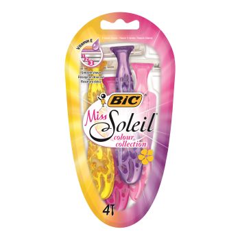 BIC MISS SOLEIL vienkartiniai moterų skustuvai (4 vnt.)
