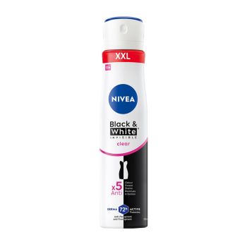 NIVEA INVISIBLE BLACK & WHITE moterų dezodorantas, 250 ml