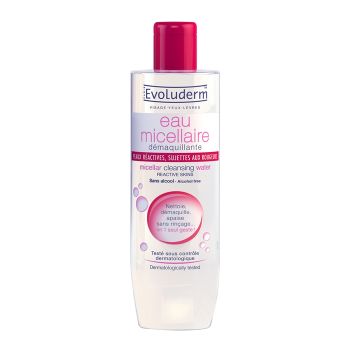 EVOLUDERM MICELLAIRE REACTIVE micelinis valomasis vanduo, 500 ml