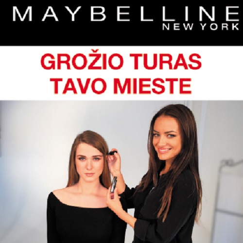 MAYBELLINE grožio turas Tavo mieste