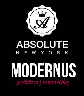 ABSOLUTE NEW YORK - modernus požiūris į kosmetiką.