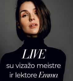 Emma: makiažas su dekoratyvine kosmetika ARTDECO
