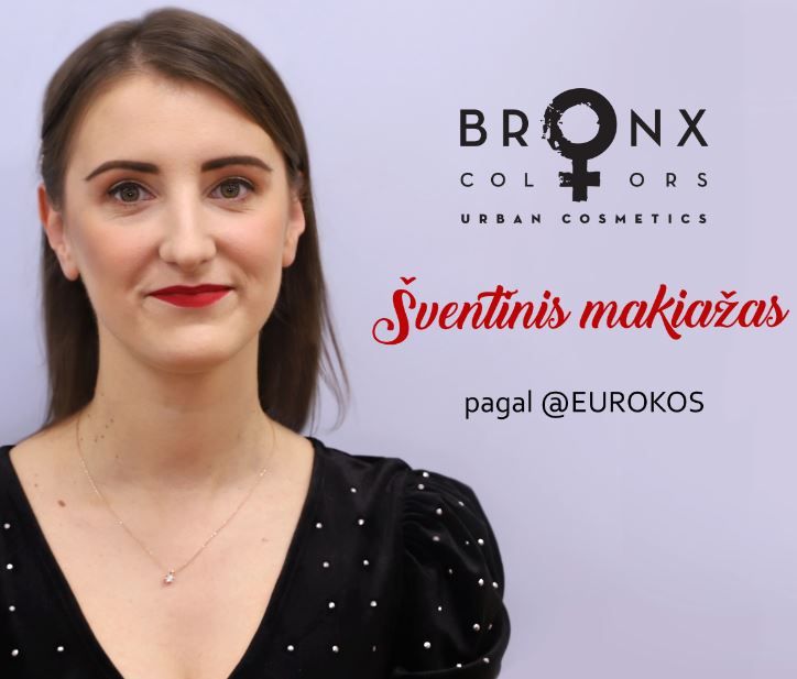Šventinis makiažas su BRONX COLORS