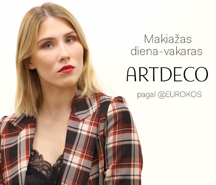 Makiažo transformacija iš dieninio į vakarinį su ARTDECO