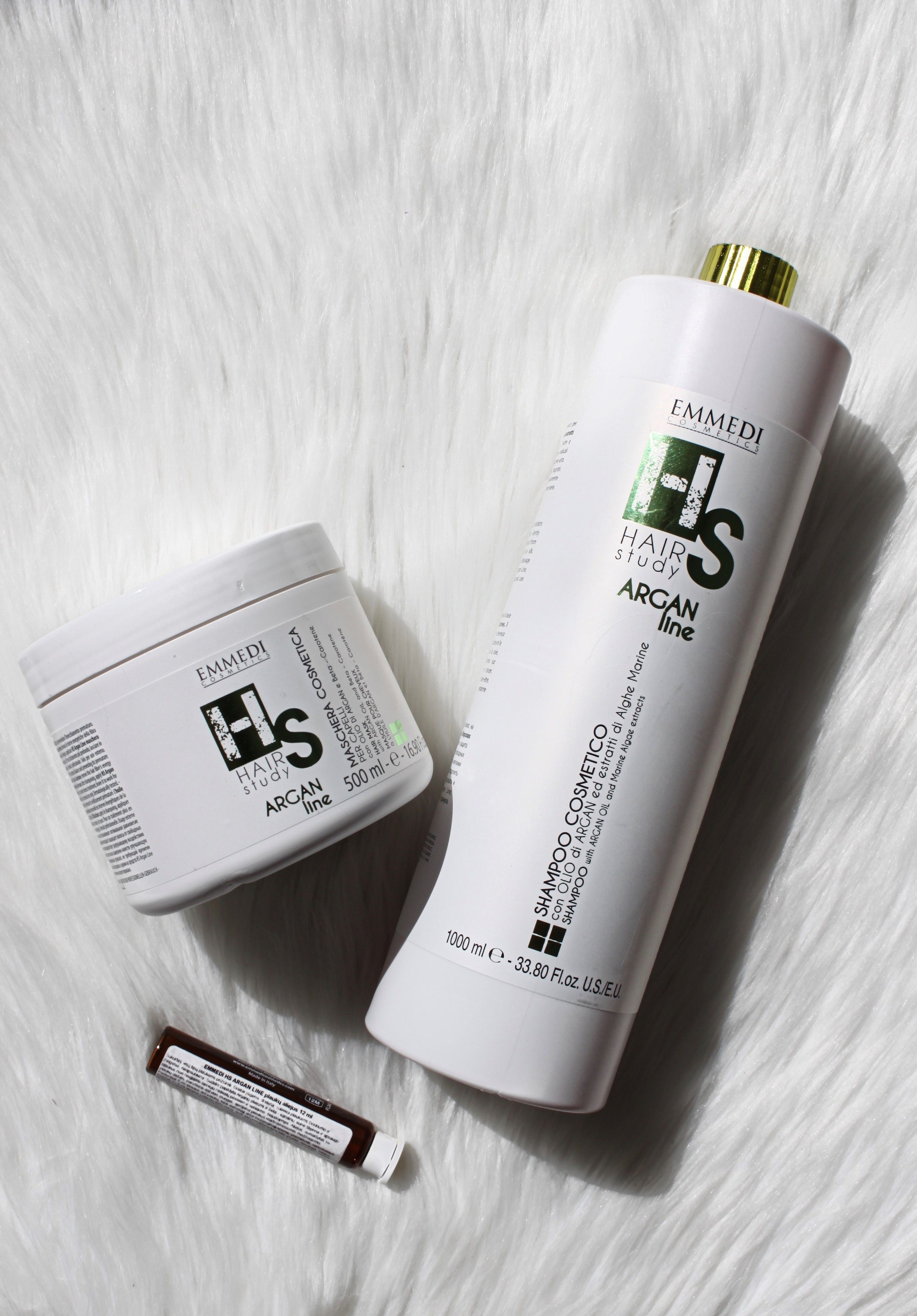 Apžvalgininkė Rugilė: atgaiva plaukams su HS EMMEDI ARGAN LINE