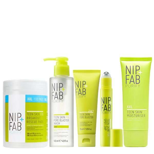 NIP + FAB jaunatviškos odos priežiūros priemonės
