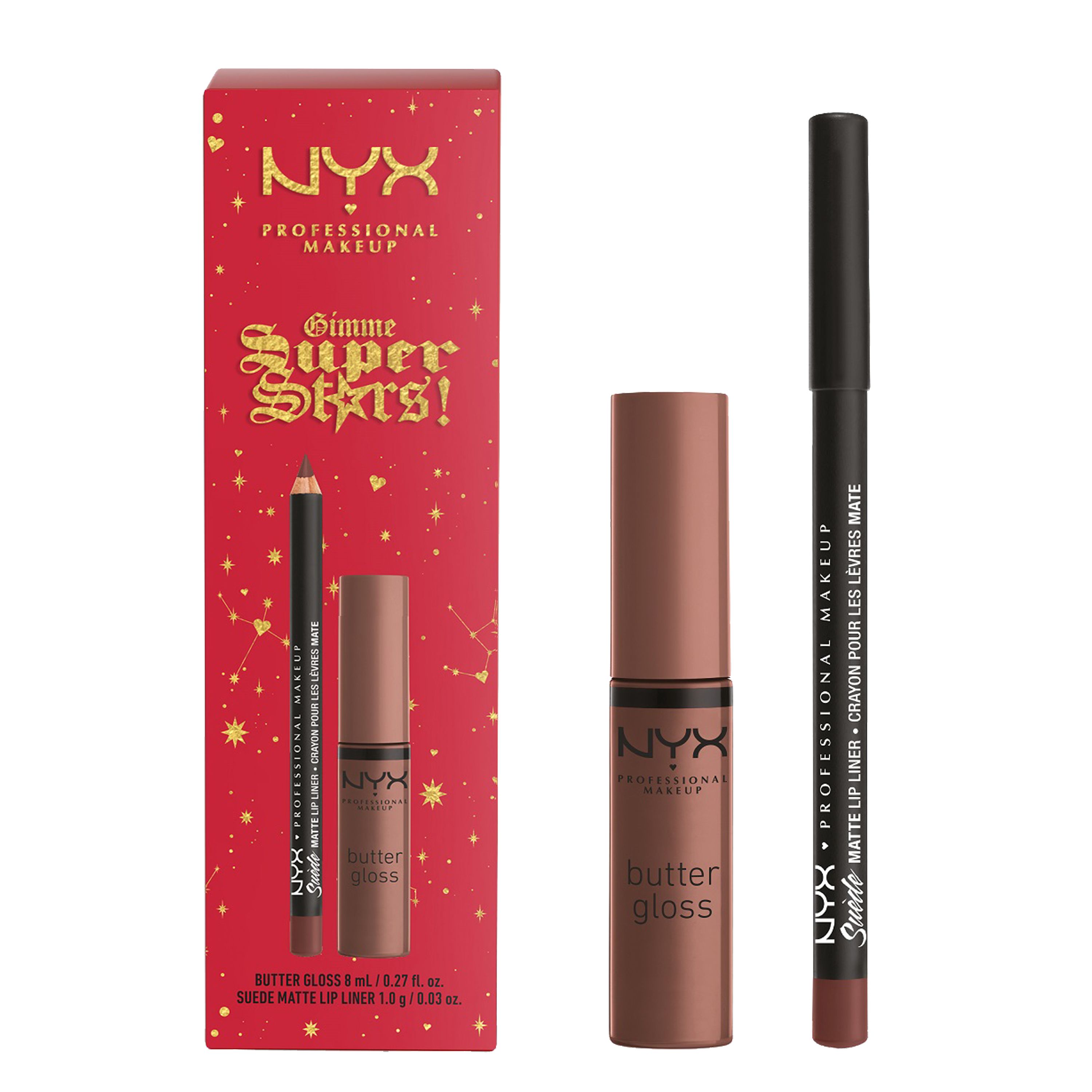 NYX PROFESSIONAL MAKEUP GIMME SUPER STARS lūpų blizgis