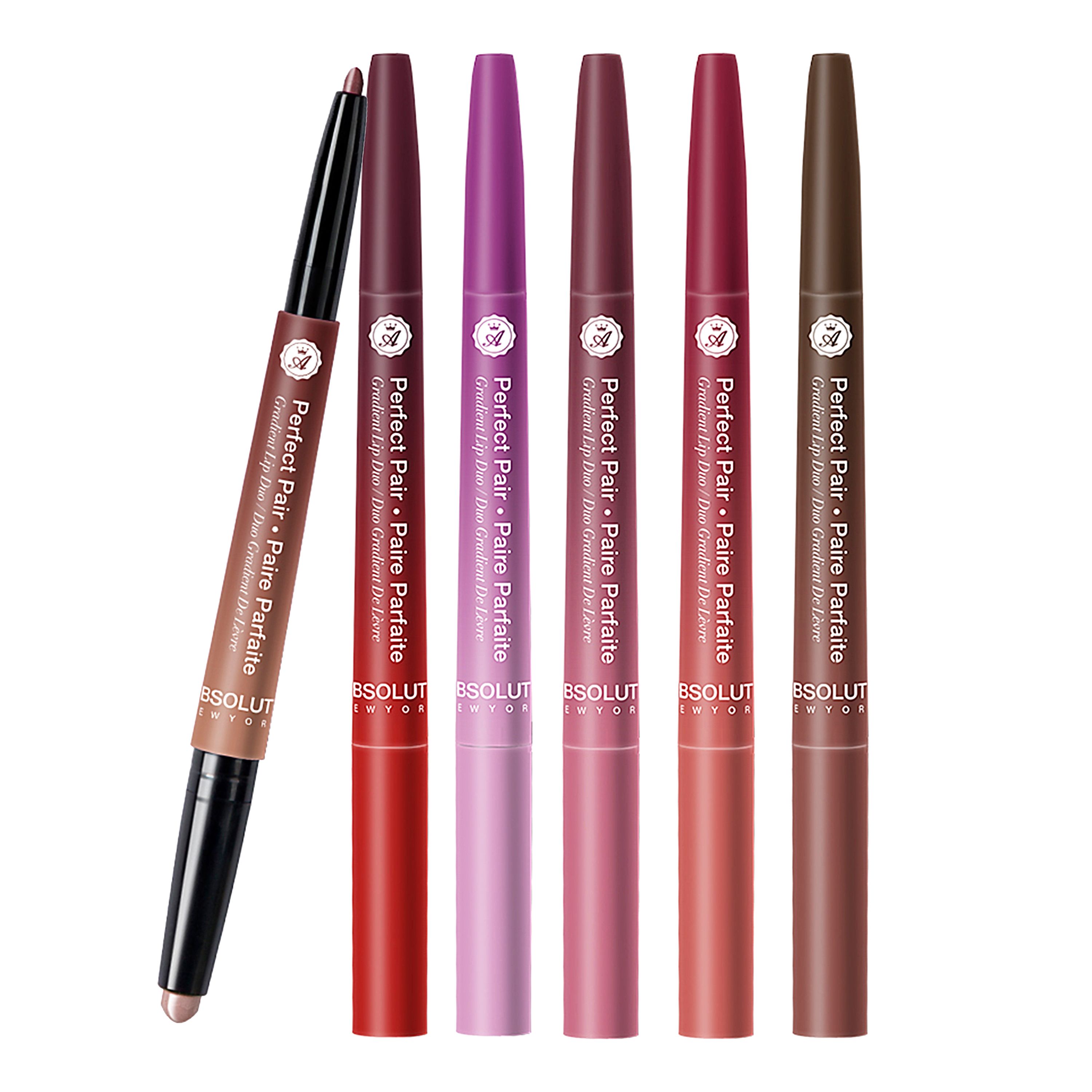 ABSOLUTE NEWYORK PERFECT PAIR DUO PARFAIT lūpų dažai