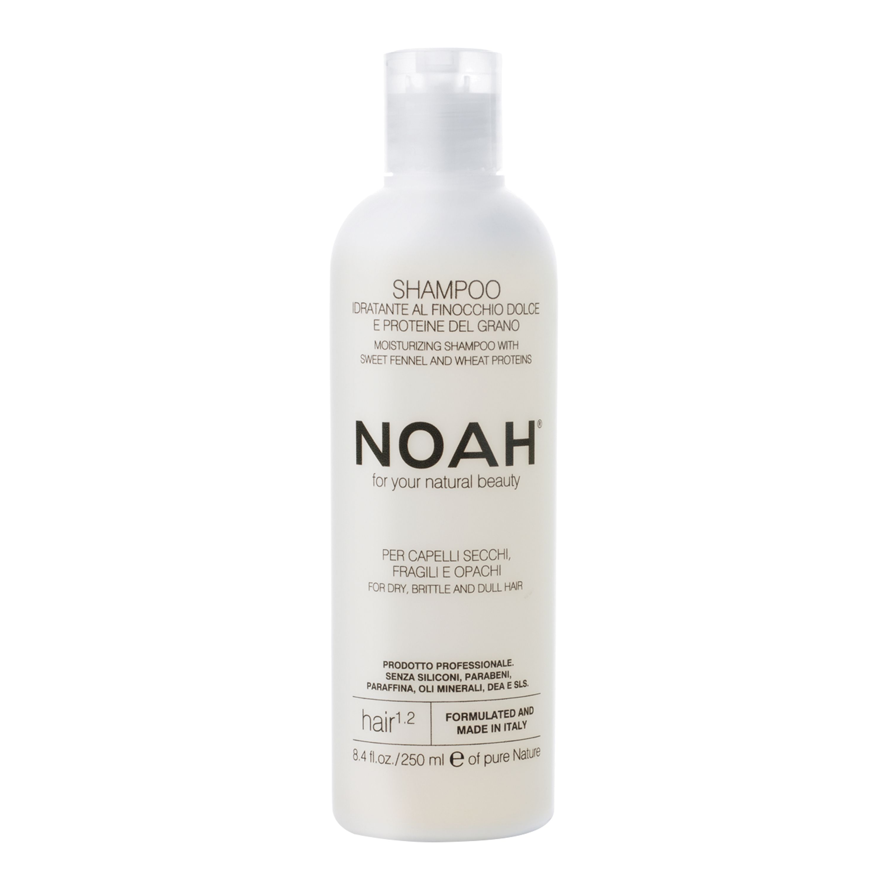 NOAH 1.2 MOISTURIZING plaukų šampūnas 250 ml