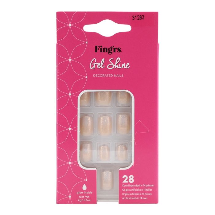 FING'RS GEL SHINE priklijuojami nagai (28 vnt)