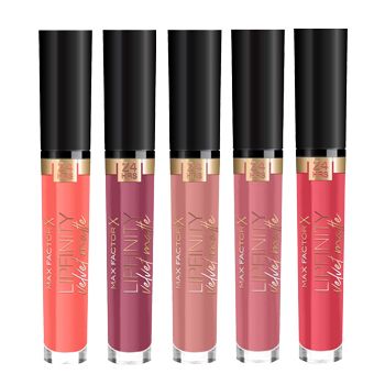 MAX FACTOR LIPFINITY VELVET MATTE skysti lūpų dažai 3,5 ml