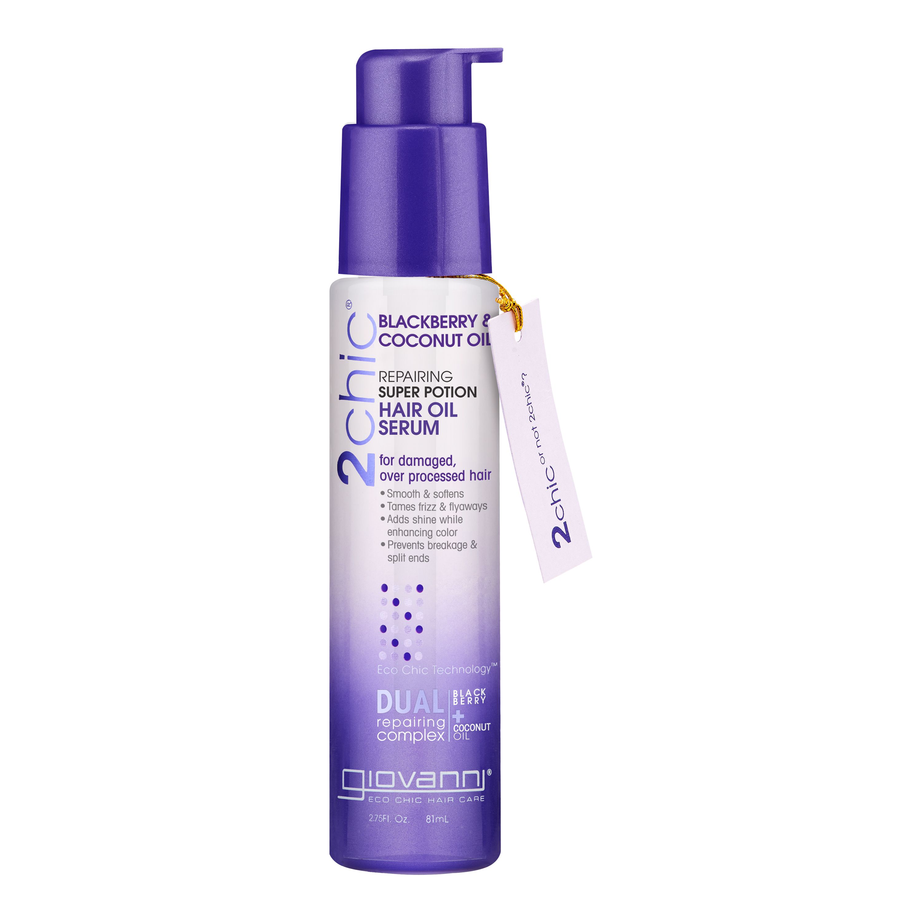 GIOVANNI 2CHIC REPAIRING plaukų aliejus serumas 81 ml