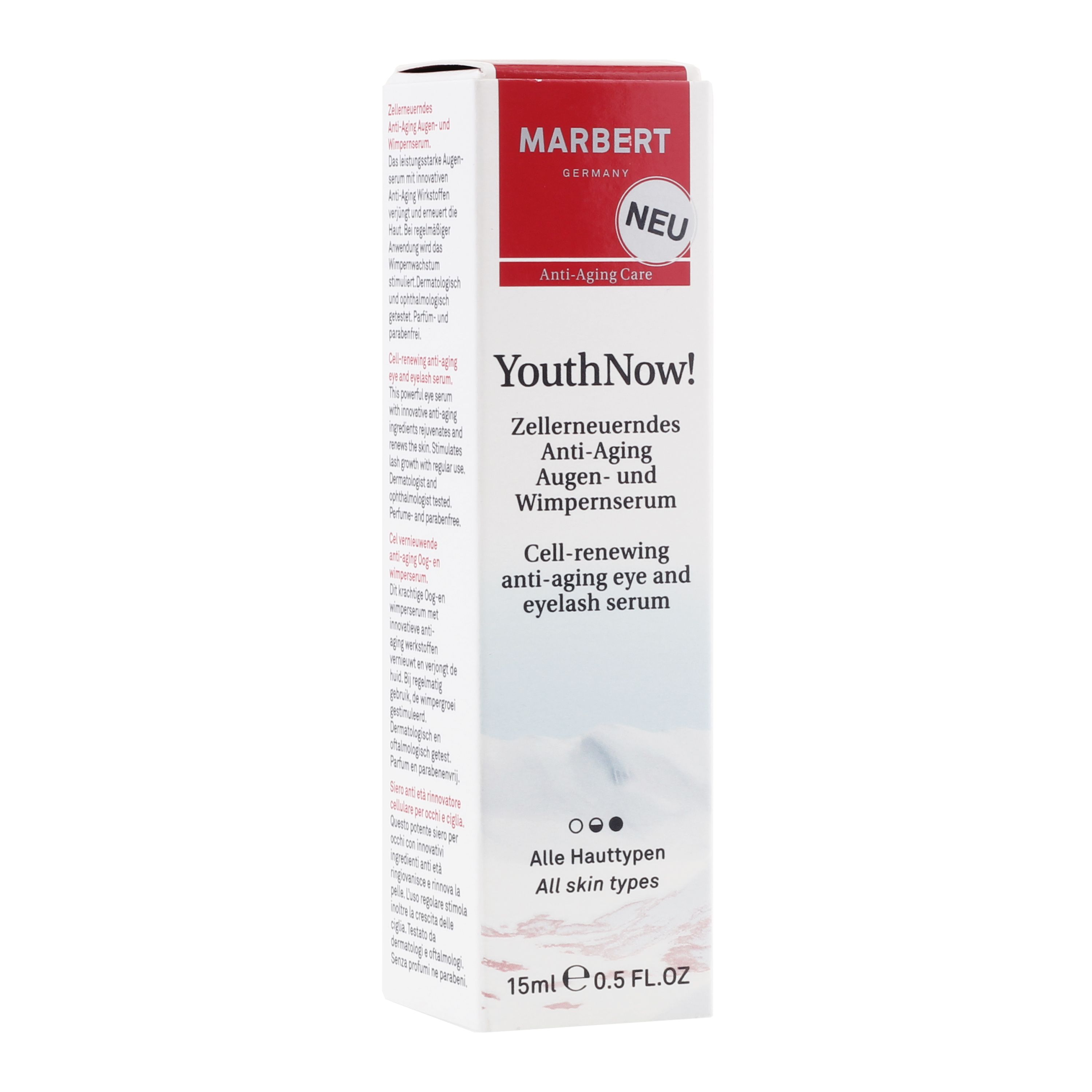 MARBERT YOUTHNOW paakių ir blakstienų serumas 15 ml