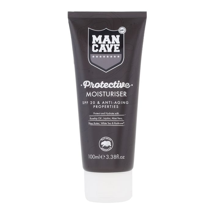 MAN CAVE PROTECTIVE SPF20 & ANT- AGING veido drėkiklis 100 ml