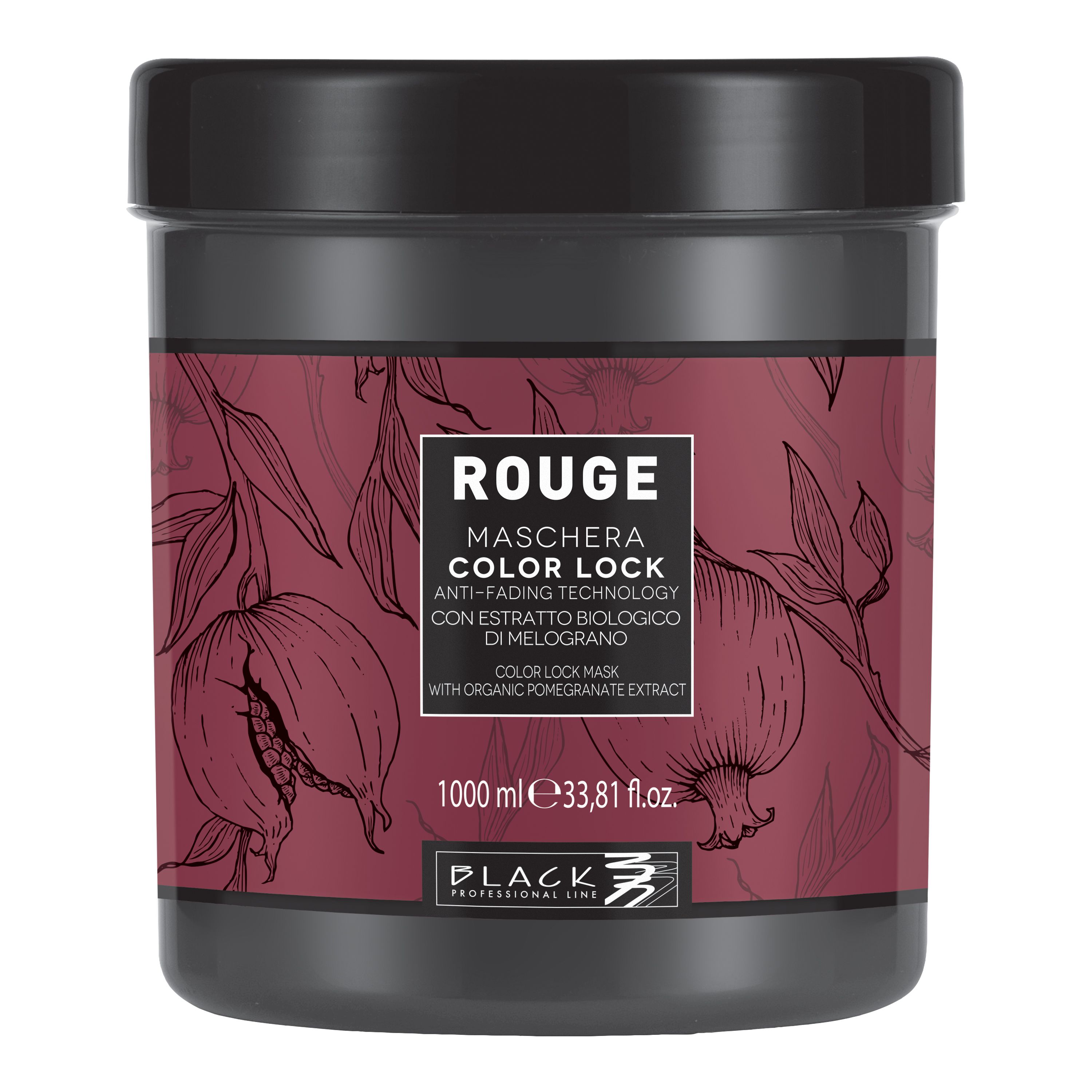 BLACK ROUGE COLOR LOCK plaukų kaukė 1000 ml