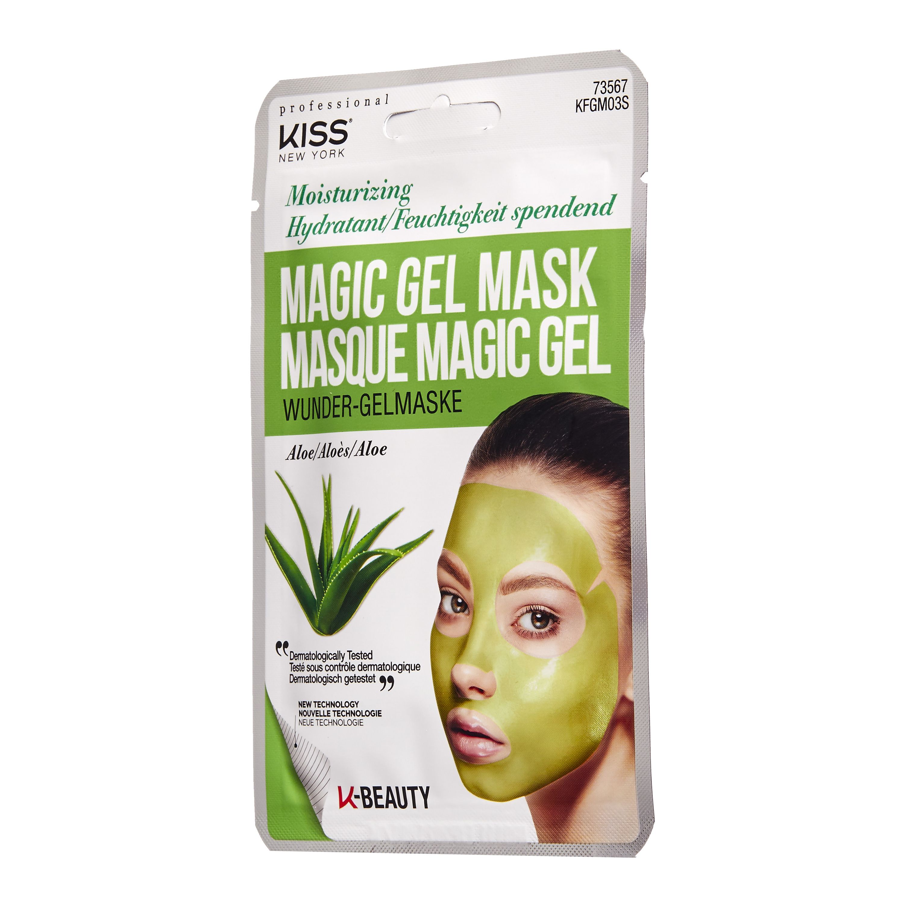 KISS MAGIC GEL MOISTURIZING veido kaukė 30 ml