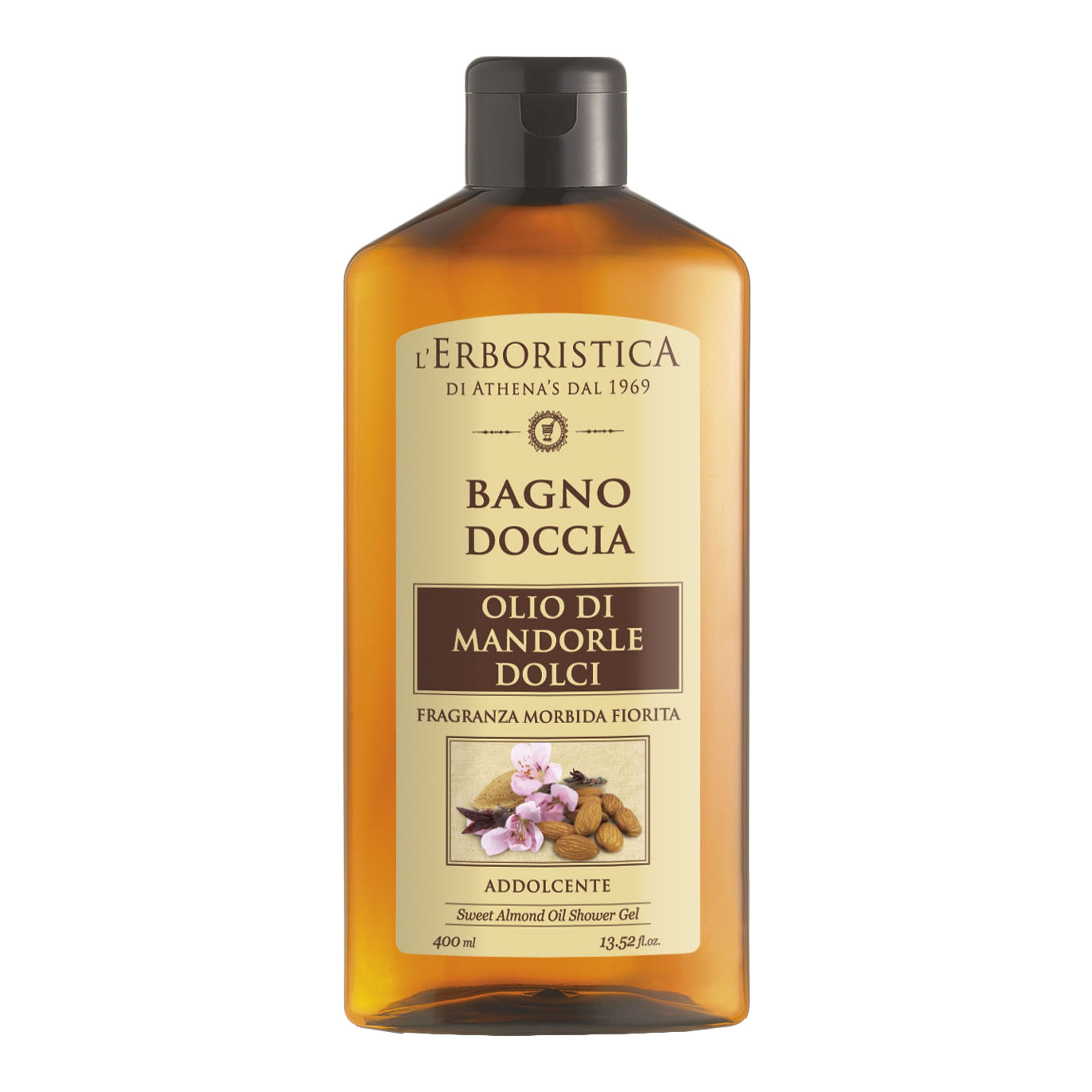 L'ERBORISTICA OLIO DI MANDORLE DOLCI dušo želė 400 ml