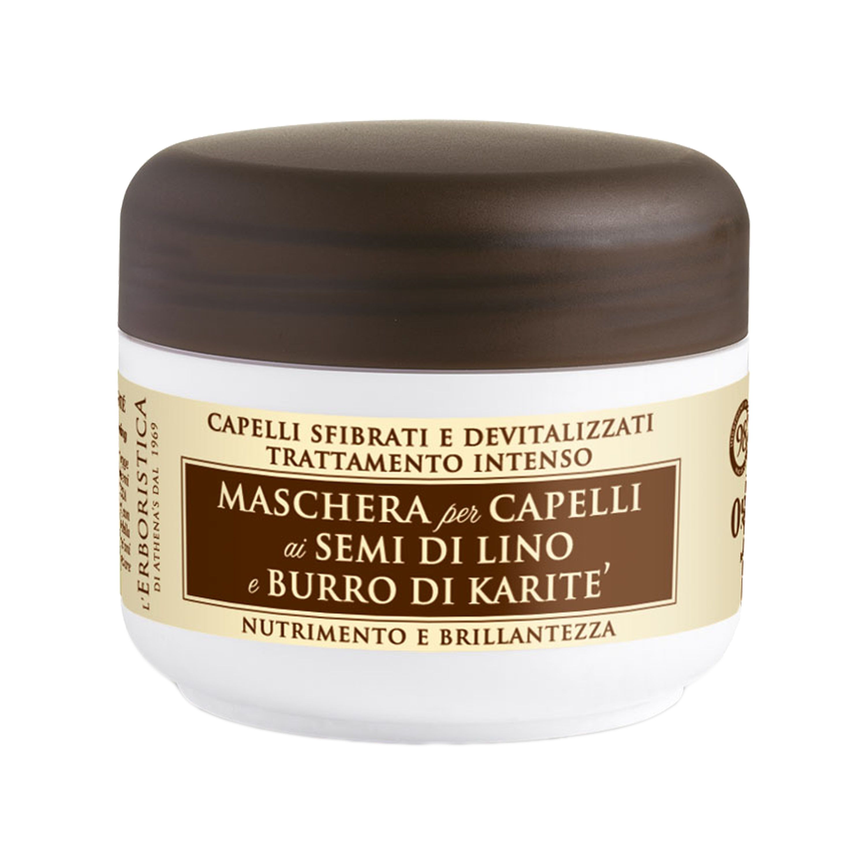 L'ERBORISTICA NUTRIMENTO E BRILLANTEZZA plaukų kaukė 200 ml