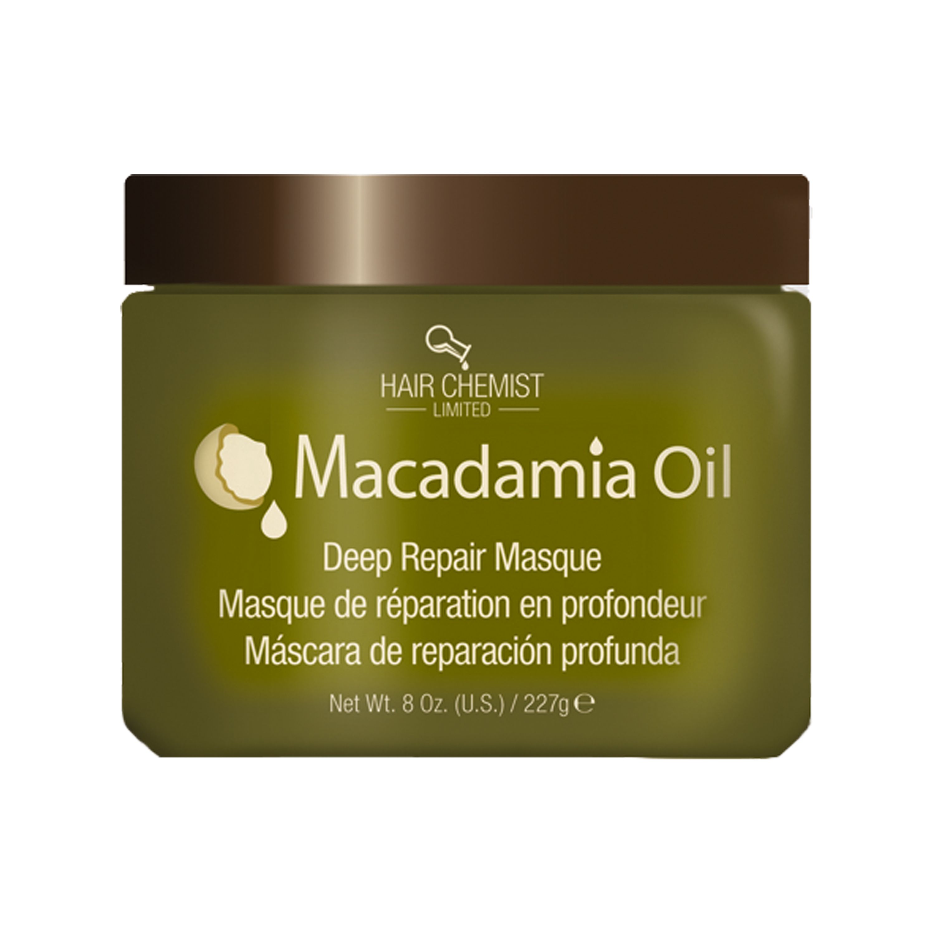HAIR CHEMIST MACADAMIA OIL plaukų kaukė 227 g